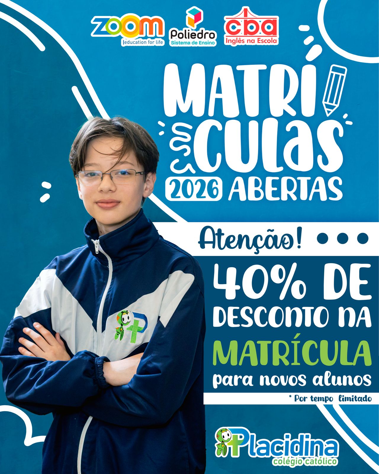Matrículas Abertas 2026!